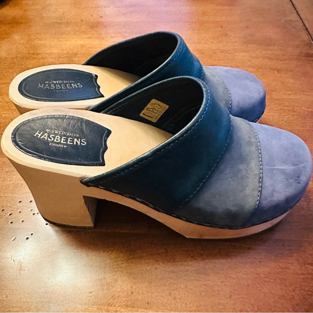 Swedish Hasbeens Combo Clogs Size 39 (8.5-9)